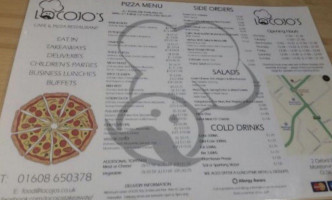 Locojo's Pizza Takeaway Delivery menu