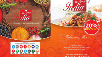 Spice Of India food