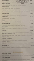 The Portobello Inn menu