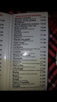 Maracana' Pinsa menu