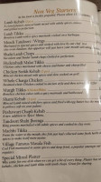 Spice Village menu
