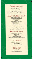 Charlie Mckeever Sons menu