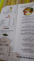 Bear Park Cafe menu