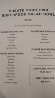 Greengages menu
