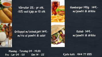 Kjell's Kafé food