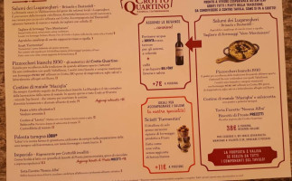 Crotto Quartino menu