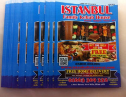 Istanbul Kebab House menu