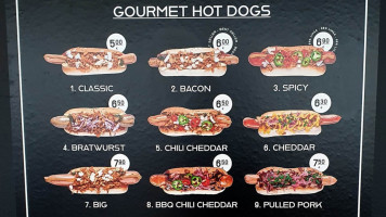 Richie's Gourmet Hot Dogs food
