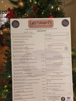 Castaways menu