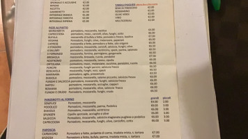 Pizzaapulia menu