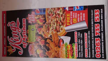 Kings Kebab Pizza Aylsham food