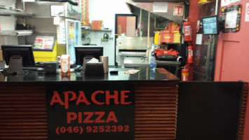 Apache Pizza inside