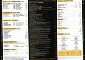 Shahi Raj menu