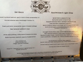 The Mousetrap Inn menu