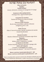 Le Repos Du Moineau menu