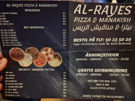 Manakish Alrayes menu