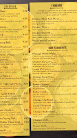 The Great Indian Cuisine menu