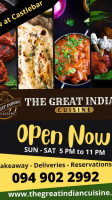 The Great Indian Cuisine food