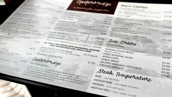 Casterbridge Grill menu