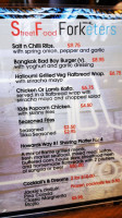 Crusoe' Tynemouth Cafe menu