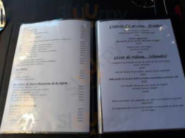Les Coulisses menu