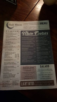 Half Moon menu