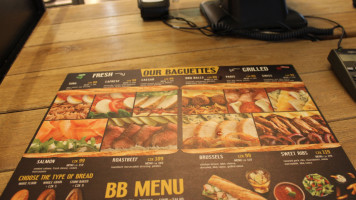 Bageterie Boulevard menu