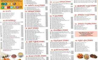 Ginban Takeaway menu