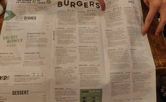 Jilles Beer Burgers menu