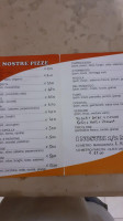 Pizzeria La Tegola menu