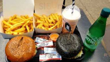 Black And White Burger food