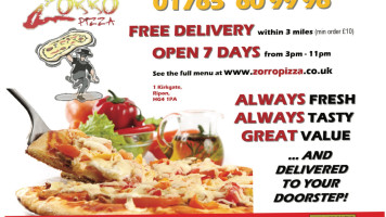 Zorro Pizza food