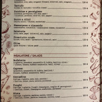 Loro Pinseria menu