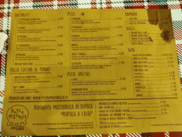 Pizza E Mozzarella menu