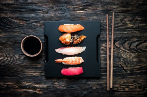 Tasty Sushi Poke food