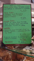 Caffe Vicentini menu