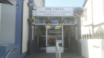 The Creel Fish Chips outside