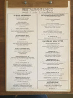 Unico menu