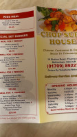 Chop Suey House menu