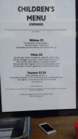 Merienda menu