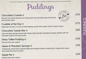 Dog Partridge Failsworth menu