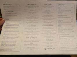 Amarone Union Street Aberdeen menu