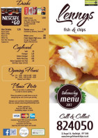 Lenny's Fish And Chips menu
