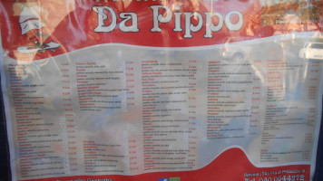 Da Pippo menu