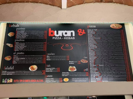 Buran Pizza-kebab menu