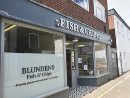 Blundens Fish And Chips inside