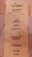 Svostrup Kro menu
