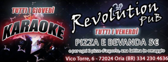 Revolution Pub Pizzeria food