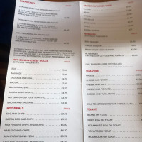 Earlham Park Cafe' Norwich menu