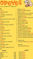 Popeye's Fast Food Di Di Franco Christian menu